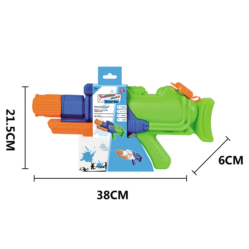 LINDA TOYS High Quality 38CM 700ML Customized Swimming Pool Beach Children Water Shooting Plastic Toys Guns Outdoor Water Gun Toy LD-212C