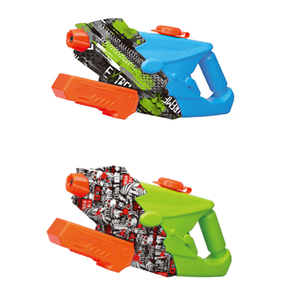 LINDA TOYS 37CM 950ML Quality Long Range Graffiti Water Gun Big Capacity High Pressure Water Spray Shooting Gun for Pool Beach Water gun LD-828T