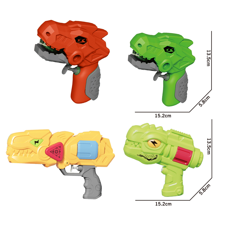 LINDA TOYS Outdoor Summer Spray Dinosaur Beach Plastic High Pressure Water Gun Toy Animal Crocodile Plastic Water Gun for Kids LD-2520B