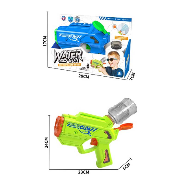 LINDA TOYS Wholesale Electric High Capacity Long Range Water Gun High Pressure Water Blaster Including A Water Bottles Adult Kid LD-993D