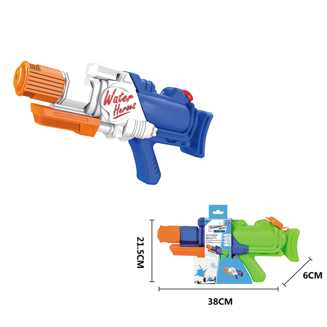 LINDA TOYS High Quality 38CM 700ML Customized Swimming Pool Beach Children Water Shooting Plastic Toys Guns Outdoor Water Gun Toy LD-212C