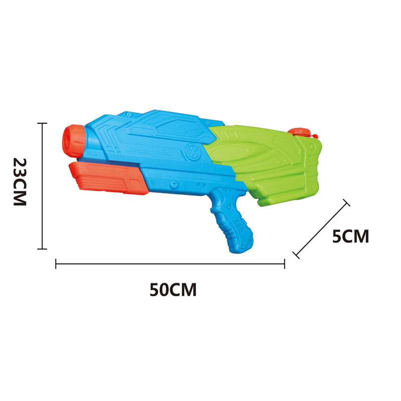 LINDA TOYS 50CM Summer Long Range Kids Play 1000 Ml Toys Outdoor Water Pressure Gun Shooting Distance 8-10M LD-838A