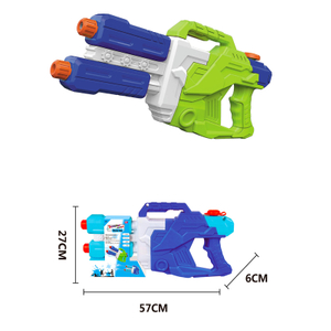 LINDA TOYS 38CM 700ML High Quality Customized Swimming Pool Beach Children Water Shooting Plastic Toys Guns Outdoor Water Gun Toy LD-223C