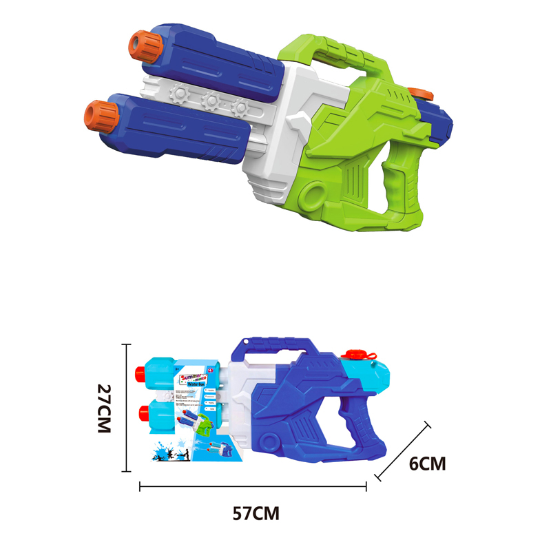 LINDA TOYS 38CM 700ML High Quality Customized Swimming Pool Beach Children Water Shooting Plastic Toys Guns Outdoor Water Gun Toy LD-223C