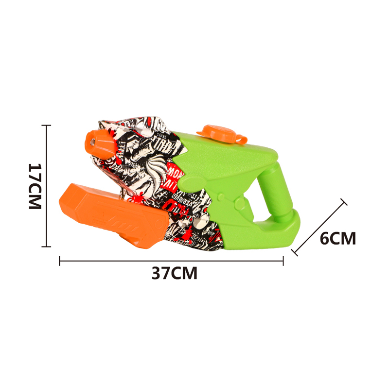 LINDA TOYS Summer Outdoor Family Interactive Pull-Out Spray Graffiti Water Pistol High Capacity Super Water Gun Toy for Adults Kids LD-2504B