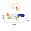LINDA TOYS Summer Water Gun Toy Kids Shooting Gun Water Pistol Pistolet a Eau Children's Outdoor Toys Shooting Distance 8-10M LD-999