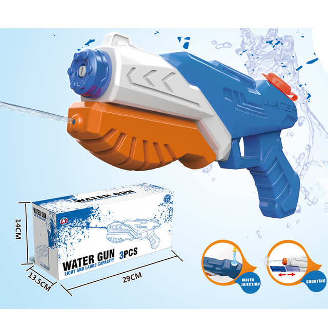 LINDA TOYS Outdoor Squirt Water Gun Summer Swimming Pool Beach Water Shooter Gun Toy for Kids water gun 3PCS/BOX LD-515B