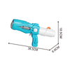 LINDA TOYS 38CM Double Nozzle water gun Hot Sale Water Gun Toys Kids Beach Outdoor Toy Power Blaster Water Gun Summer Toy LD-304A