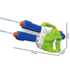 LINDA TOYS 57CM 2400 ML Double Nozzle Water Gun Toy Outdoor Play Plastic Game Toys Kid Set LeWater Gun Toy Shooting Distance 8-10M LD-223A