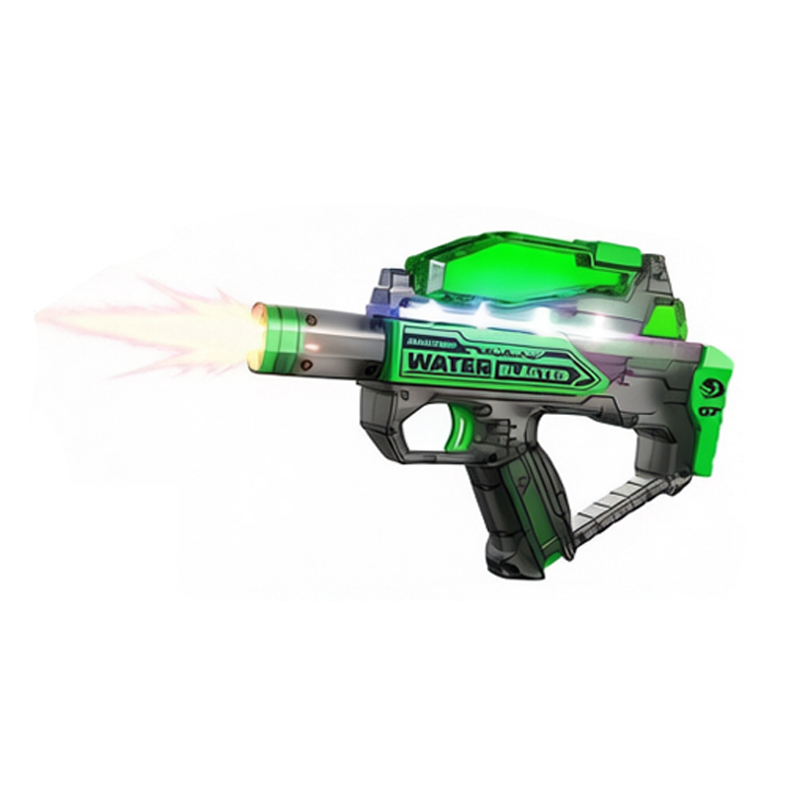 LINDA TOYS 2026 Water Blaster Electric Water Gun for Adults Kids with Lights, Nozzle Flame & Linkage Function Outdoor Battle Toys LD-700D