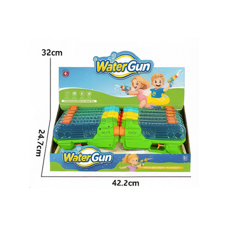 2026 New Style Portable Small Plastic Water Gun 200ml Water Children's Summer Outdoor Water Fighting Toys Promotional Gifts LD-709C Display Box