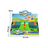LINDA TOYS New Styles Colorful Mini Transparent Small Water Gun Children Outdoor Battle Water Shooting Cheap Water Gun for Kids LD-710C