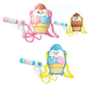 2026 New Style Children's Plastic Backpack Water Gun Cannon Large Capacity Cartoon Ice Cream Candy Summer Toy LD-1011A