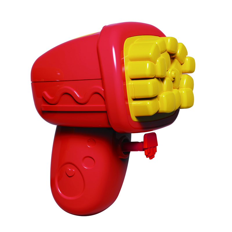 Cute Burger Water Gun Toy with Large Capacity Long Range Leak-proof Water Gun Baby Bathing Swimming Pool Water Battle Toy LD-305