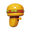 Cute Burger Water Gun Toy with Large Capacity Long Range Leak-proof Water Gun Baby Bathing Swimming Pool Water Battle Toy LD-305